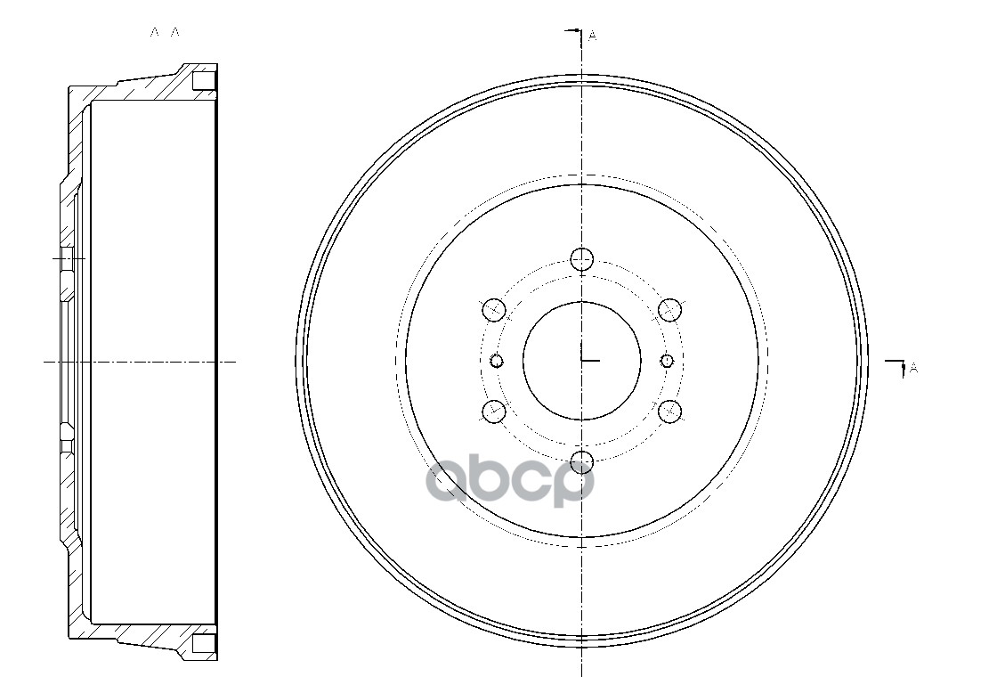 Барабан Тормозной G-Brake Gd-06734 G-Brake Gd06734 G-BRAKE арт. GD06734