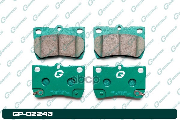 Колодки G-Brake Gp02243 G-BRAKE арт. GP02243