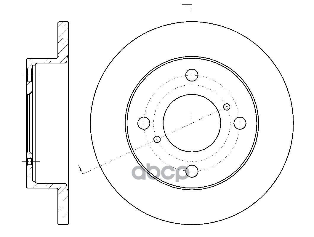 Тормозной Диск Gr01793 G-BRAKE арт. GR01793