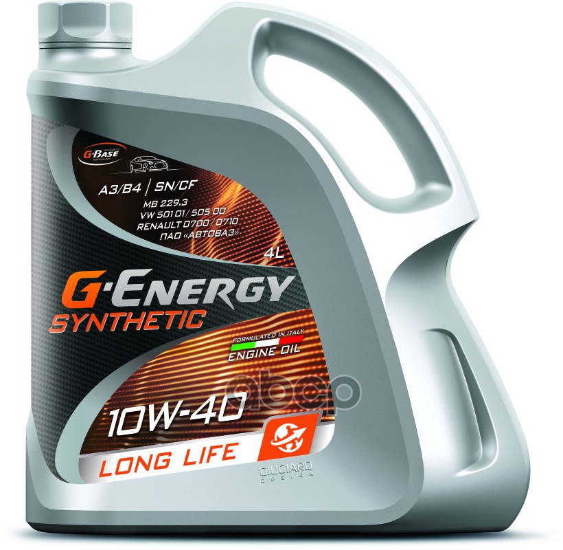 G-Energy Масло моторное G-Energy Synthetic Long Life 10W-40 синтетическое 4 л 253142395