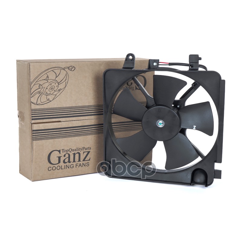 Вентилятор радиатора основного (с кожухом) CHEVROLET Spark 05-> GANZ GIC06256 GANZ арт. GIC06256