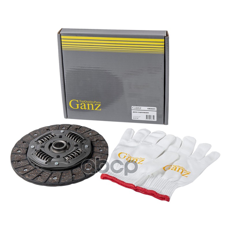 Диск сцепления CHEVROLET NIVA (ВАЗ 2123), Lada Niva Travel ВАЗ 2123/ 2121/2131 GANZ GIE36211 GANZ арт. GIE36211