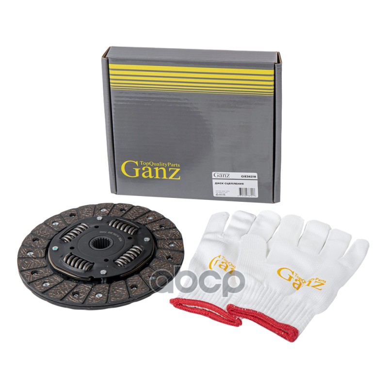 Диск сцепления ВАЗ-21703,2190 с кпп 2181 (усиленный) LADA Kalina / Priora / Granta (200мм) GANZ GIE36218 GANZ арт. GIE36218