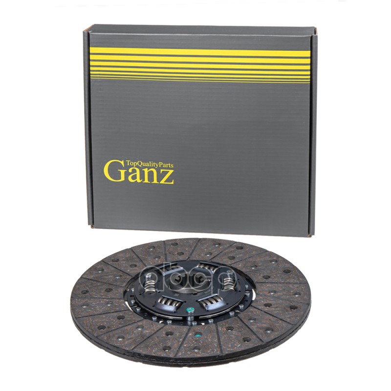 Диск сцепления ГАЗ-53,3307,66, ГАЗ/ПАЗ (змз. 511/513 V8) GANZ GIE36239 GANZ арт. GIE36239