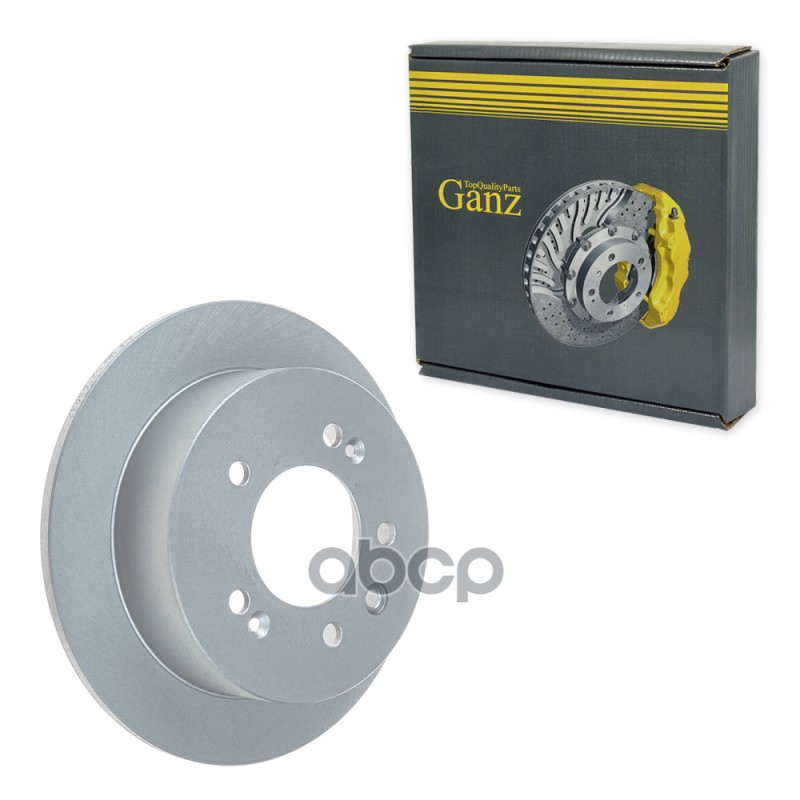 Диск тормозной задний с покрытием HYUNDAI Elantra 1.6L 06-> GANZ GIJ06011 GANZ арт. GIJ06011