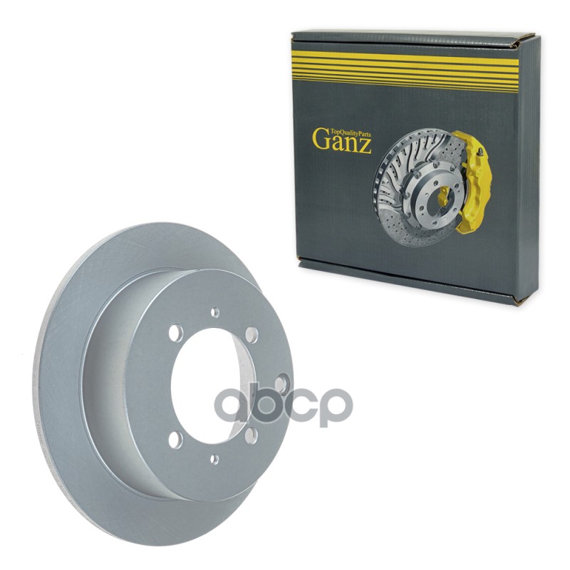 Диск тормозной задний с покрытием MITSUBISHI Lancer 9/Galant 6 GANZ GIJ06039 GANZ арт. GIJ06039