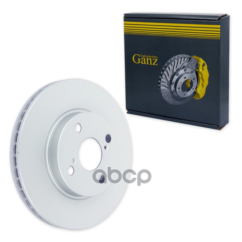 Диск тормозной передний с покрытием TOYOTA Corolla (E12) 02-06/Verso I/Prius GANZ GIJ06097 GANZ арт. GIJ06097