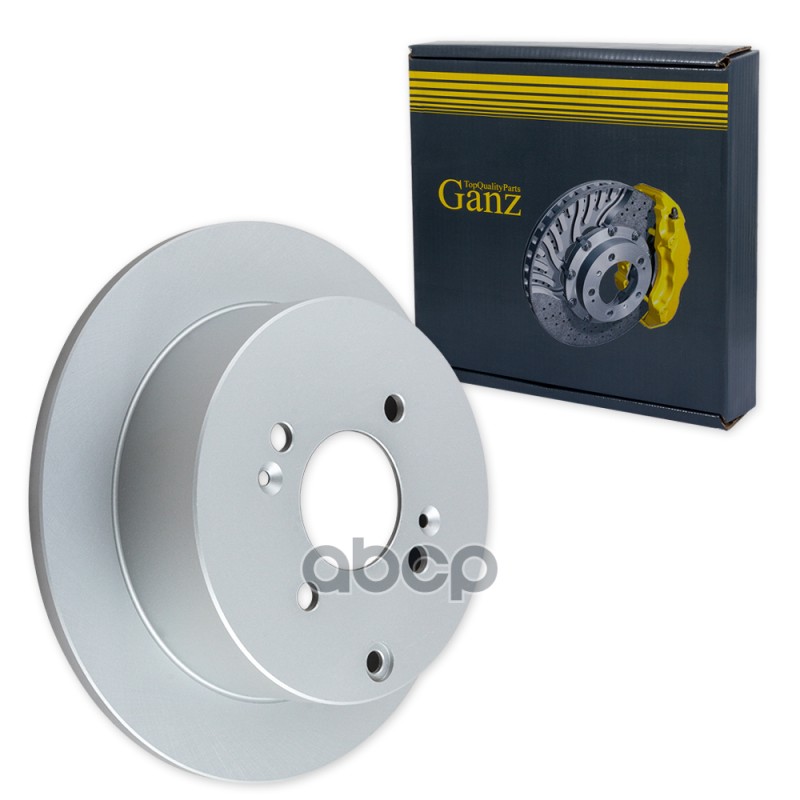 Диск тормозной задний с покрытием HYUNDAI Accent/i20/Verna/KIA RIO II GANZ GIJ06098 GANZ арт. GIJ06098