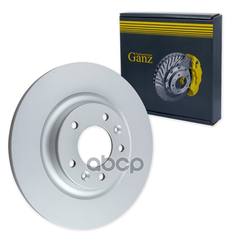 Диск тормозной задний с покрытием CITROEN C5 III / PEUGEOT 407/508/607/RCZ GANZ GIJ06190 GANZ арт. GIJ06190