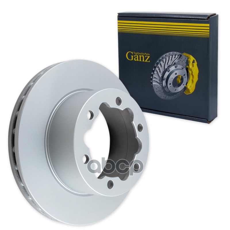 Диск тормозной задний с покрытием MB Sprinter/VW Crafter 30-50 06-> /Vent D=303mm GANZ GIJ06202 GANZ арт. GIJ06202