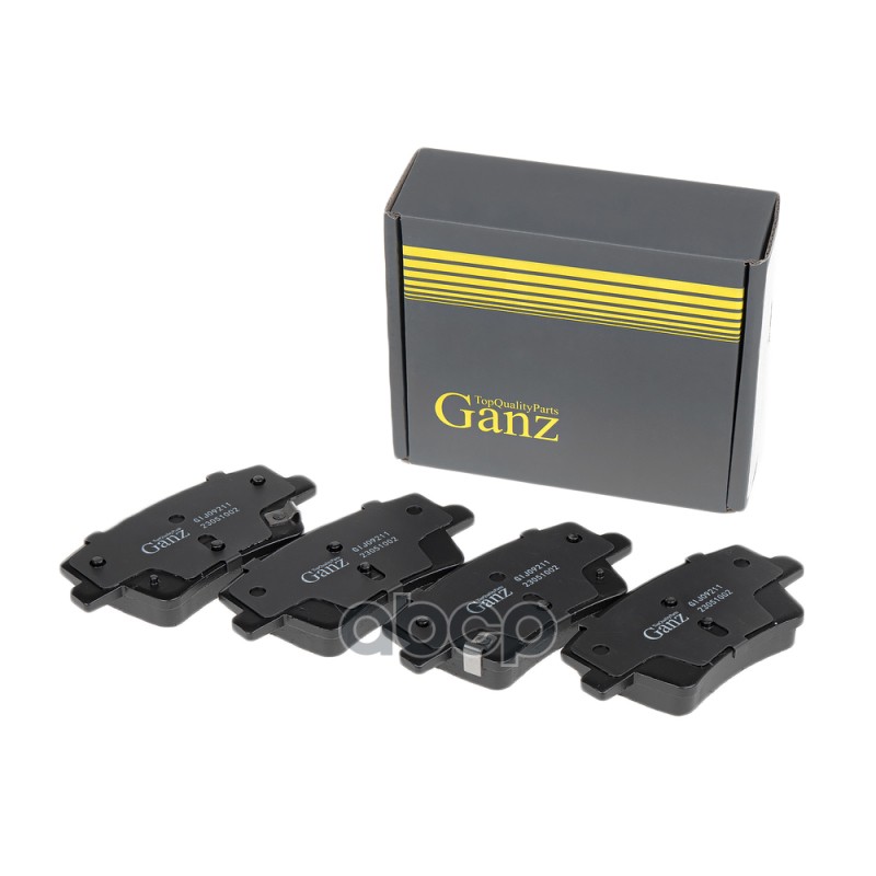 Колодки задние HYUNDAI Santa Fe IV18 -> (беэ элект. стоян. торм.) GANZ GIJ09211 GANZ арт. GIJ09211