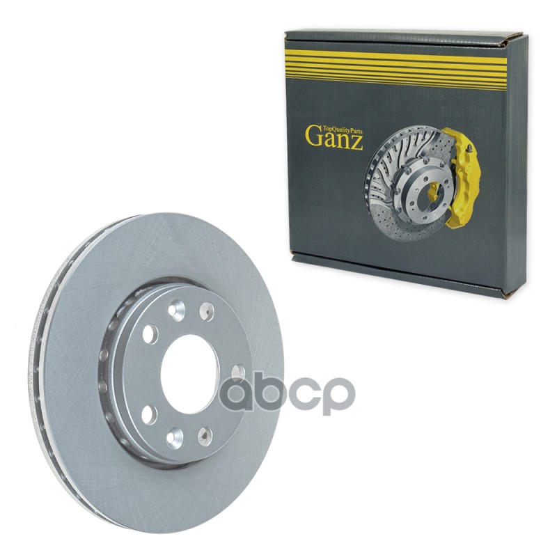 Диск тормозной передний с покрытием RENAULT Duster/Megane III/Fluence /Vent D=280mm GANZ GIJ10009 GANZ арт. GIJ10009