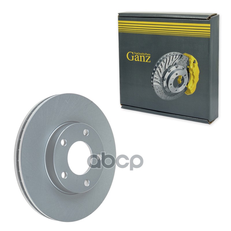 Диск тормозной передний с покрытием MAZDA 3 1.4/1.6L all 03->/MAZDA 5 05-> GANZ GIJ10034 GANZ арт. GIJ10034