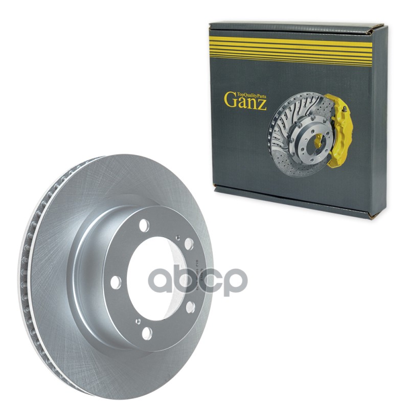 Диск тормозной передний с покрытием TOYOTA Land Cruser 200 2007-> /Vent D=340mm GANZ GIJ10060 GANZ арт. GIJ10060