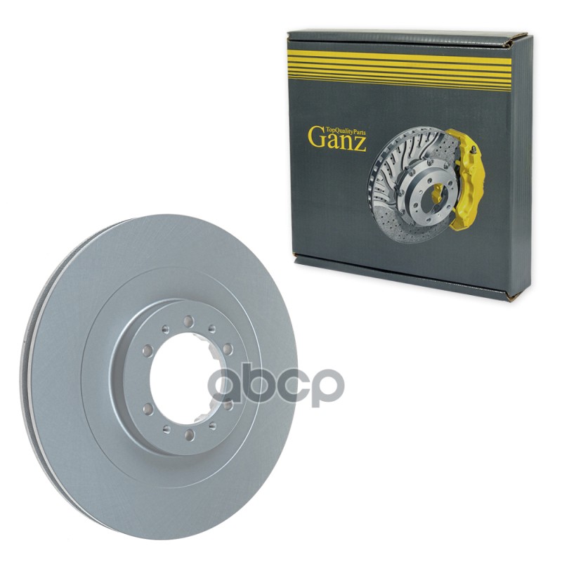 Диск тормозной передний с покрытием MITSUBISHI Pajero II/Sport I /Vent.D=314mm GANZ GIJ10075 GANZ арт. GIJ10075
