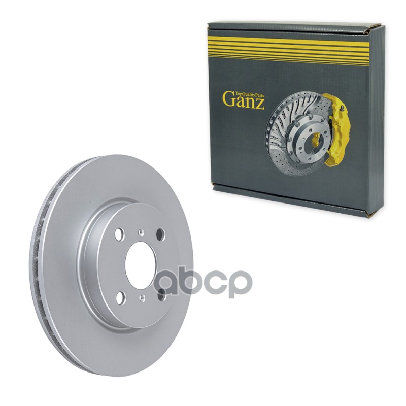 Диск тормозной передний с покрытием TOYOTA Yaris II 05-11 /Vent D=258mm GANZ GIJ10221 GANZ арт. GIJ10221