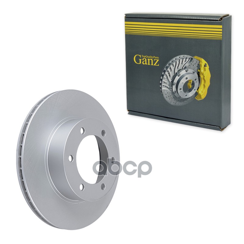 Диск тормозной передний с покрытием TOYOTA 4Runner 87-02/HiluxVI 97-06/LC 90 96-02 GANZ GIJ10252 GANZ арт. GIJ10252