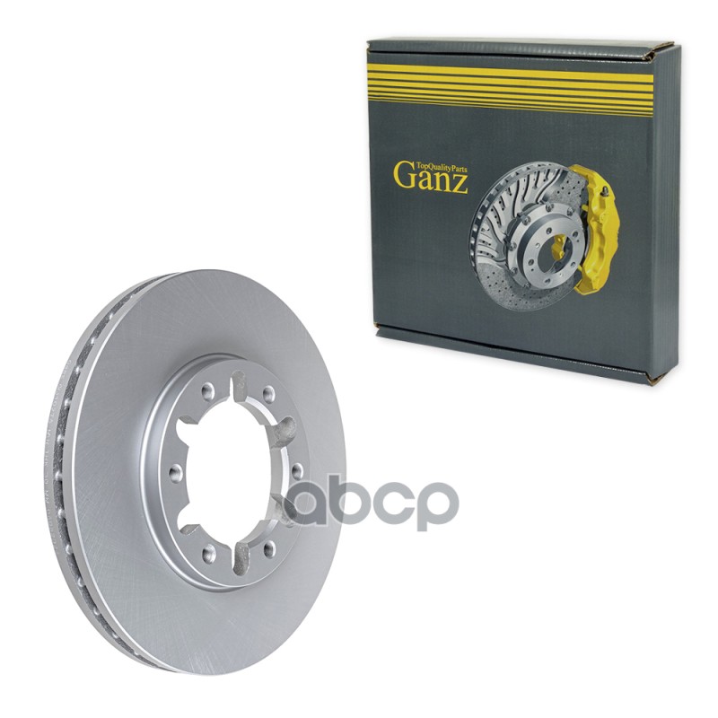 Диск тормозной передний с покрытием NISSAN PATROL GR V Wagon (Y61) 2.8 TDiC (Y61) [RD2 GANZ GIJ10276 GANZ арт. GIJ10276