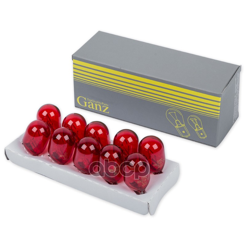 Лампа 12V Wr21w 21W W3x16d Ganz 1 Шт. Box Gip06034 GANZ арт. GIP06034