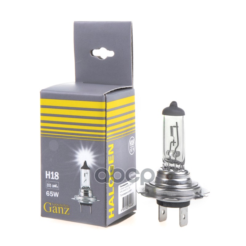 Лампа 12V H18 65W PY26D-1 GANZ 1 шт. картон GIP06092 GANZ арт. GIP06092
