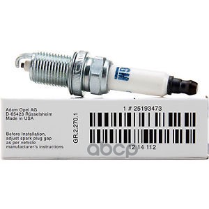Свеча Зажигания GENERAL MOTORS арт. 1214112