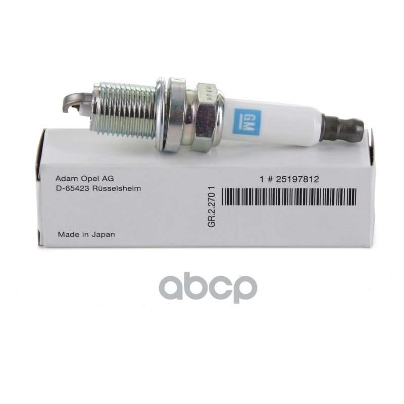 Свеча зажигания, GENERAL MOTORS 25197812 GENERAL MOTORS арт. 25197812