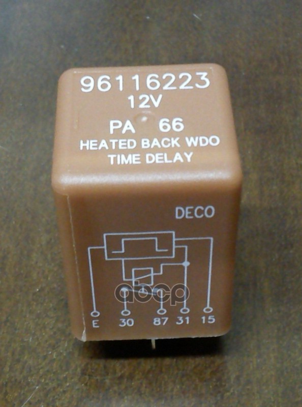 Реле обогрева стекла заднего GM 96116223 GENERAL MOTORS арт. 96116223