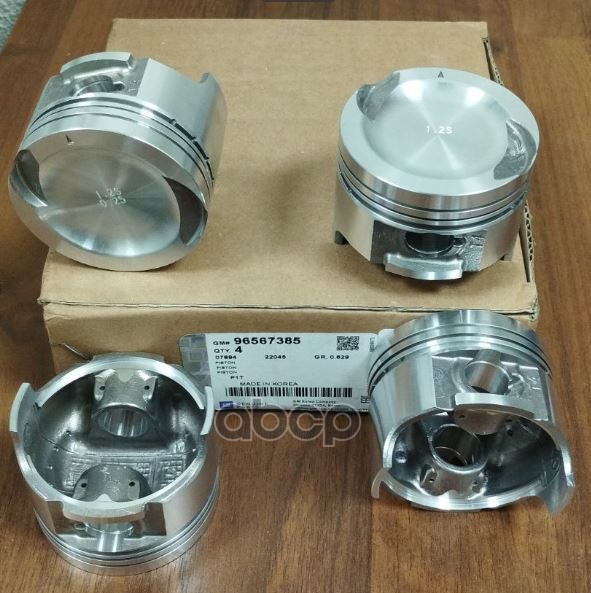 Поршень Двс 1.2 Sohc +0.25 Chevrolet Aveo (T200) (2003-2008) Aveo (T250) GENERAL MOTORS арт. 96567385