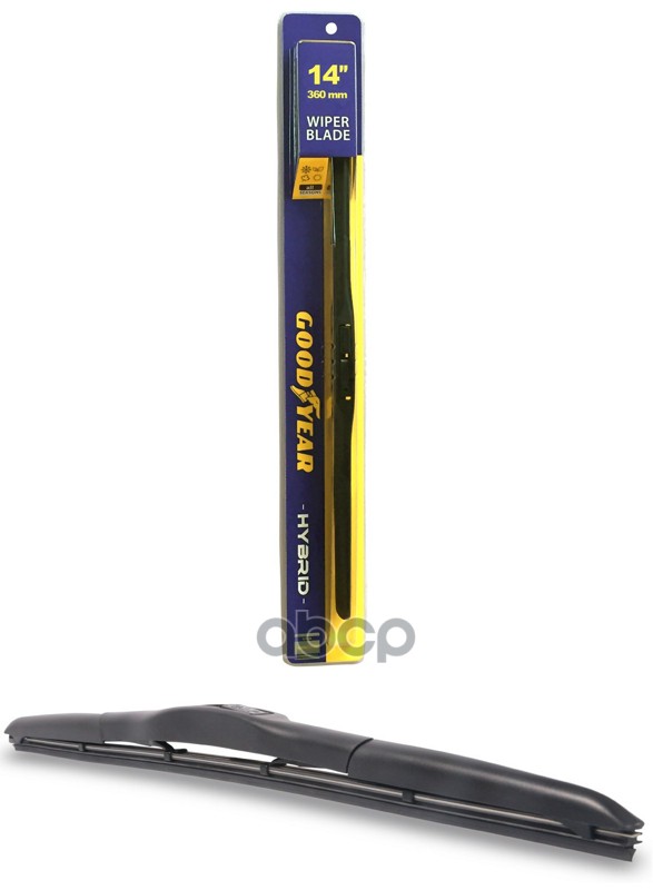 Щетка стеклоочистителя 360 мм гибридная 1 шт Goodyear HYBRID GY000514 GOODYEAR арт. GY000514