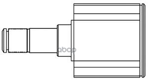 ШРУС внутренний к-т CHEVROLET MATIZ (M200  M250) GSP арт. 612001