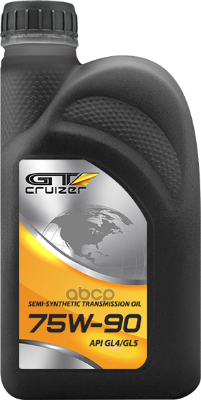 Масло Трансмиссионное Gt Cruizer Gl-4/Gl-5 75W-90 Полусинтетическое 1 Л Gt3106 GT-Cruizer арт. GT3106