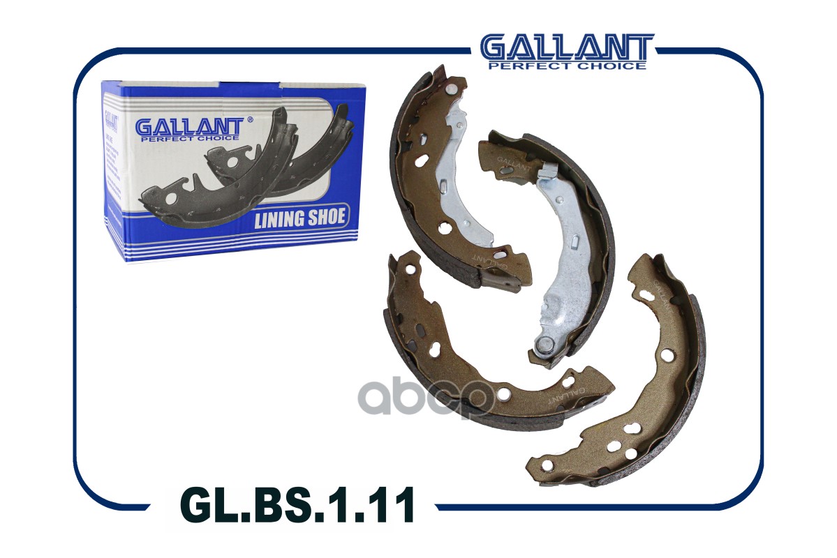 Колодка тормозная задняя 7701207178 GL.BS.1.11 X-RAY, Logan I II 203х38 мм Gallant арт. GLBS111