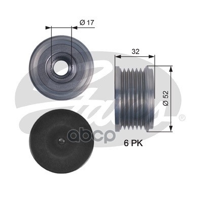 Механизм Свободного Хода Генератора Gates арт. OAP7140