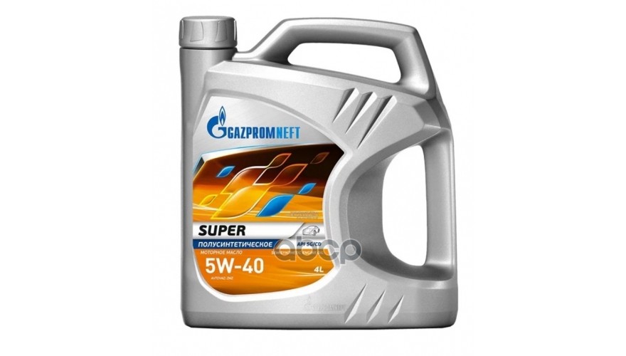 Gazpromneft 5W40 4L Super Sgcd, (3) Масло Мотор. П Синтетич.