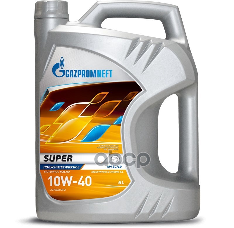 Gazpromneft 10W40 5L Super Sgcd Масло Мотор. П Синтетич.