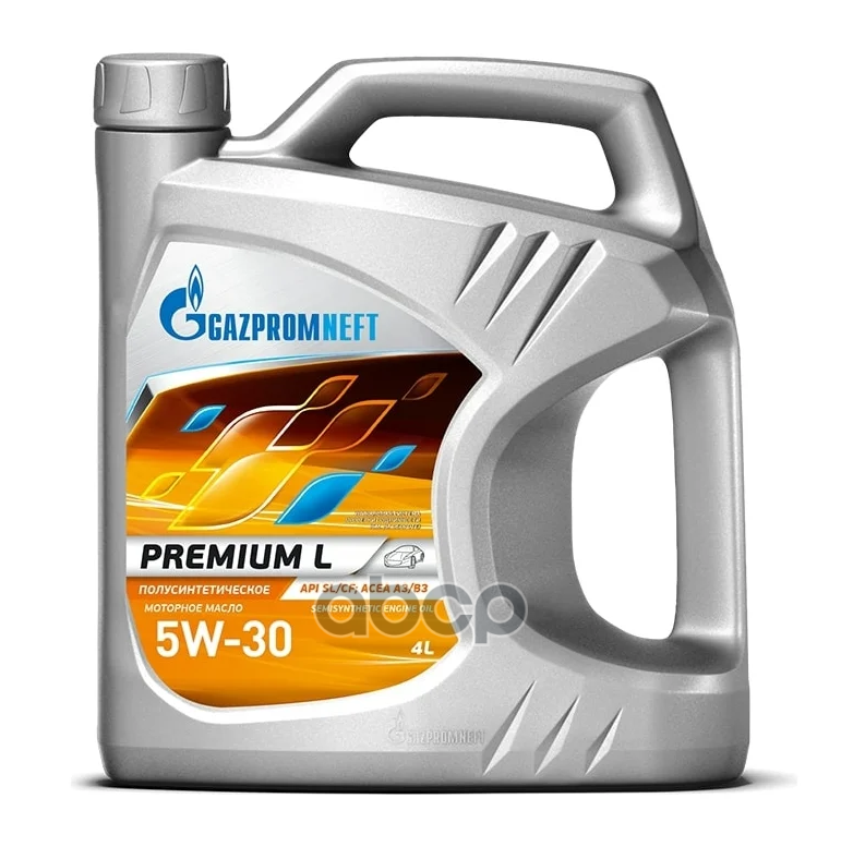 Gazpromneft Масло моторное Gazpromneft Premium L 5W-30 полусинтетическое 4 л 2389907637