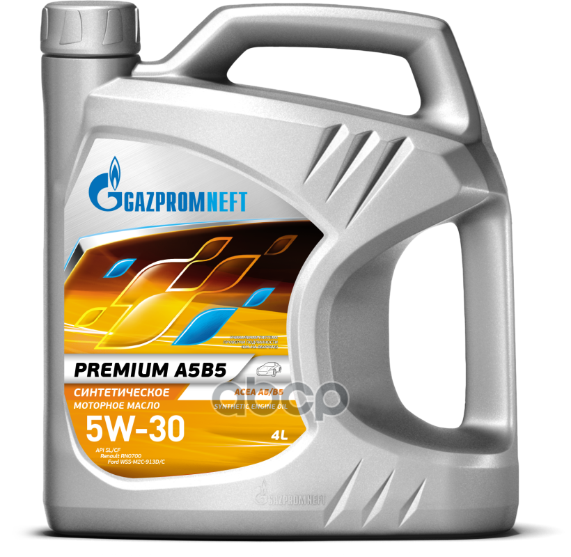 Gazpromneft Масло моторное Gazpromneft PREMIUM A5/B5 5W-30 синтетическое 4 л 253142585
