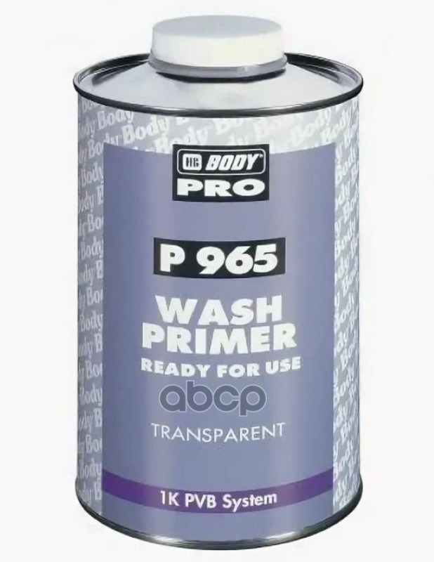 Грунт кислотный BODY 965 1К (1л) 9650000001 HB BODY арт. 9650000001