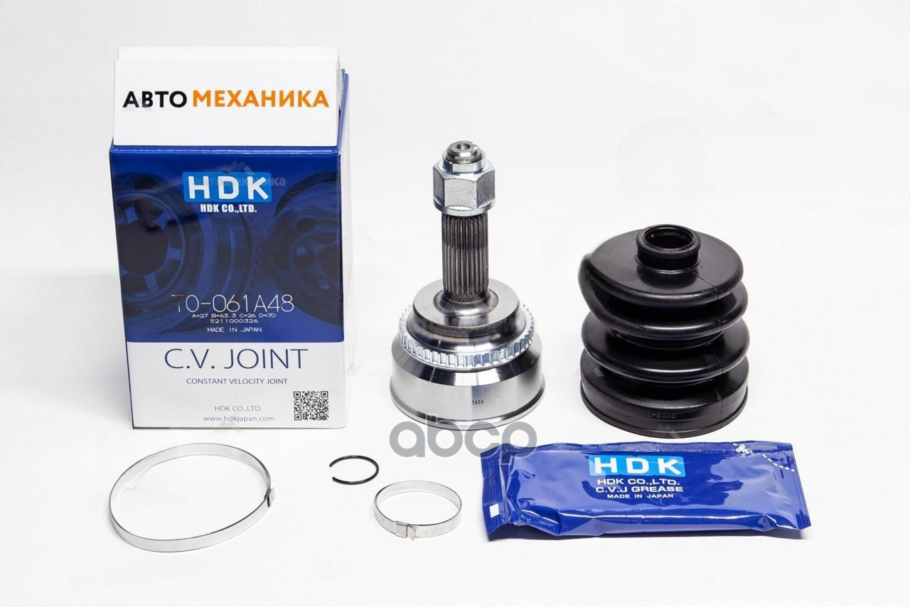 ШРУС наружный к-т (27x63.3x26) Toyota Camry ACV40  Harrier ACU30W  ACU35W HDK арт. to-061a48