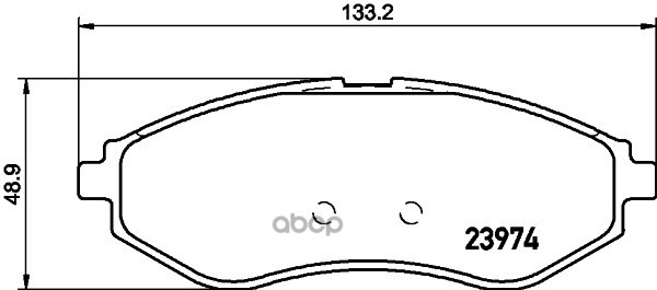 Колодки тормозные NAO CHEVROLET AVEO hatchback (T200)  AVEO hatchback (T250  T255)  AVEO notchback ( HELLA арт. 8db355028-121