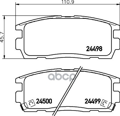 Колодки тормозные NAO CHEVROLET CAPTIVA (C100  C140)  CAPTIVA SPORT / OPEL ANTARA HELLA арт. 8db355028-561