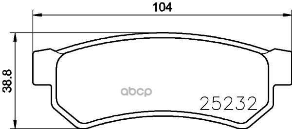 Колодки тормозные NAO CHEVROLET LACETTI (J200)  NUBIRA station wagon  NUBIRA notchback HELLA арт. 8db355029-111