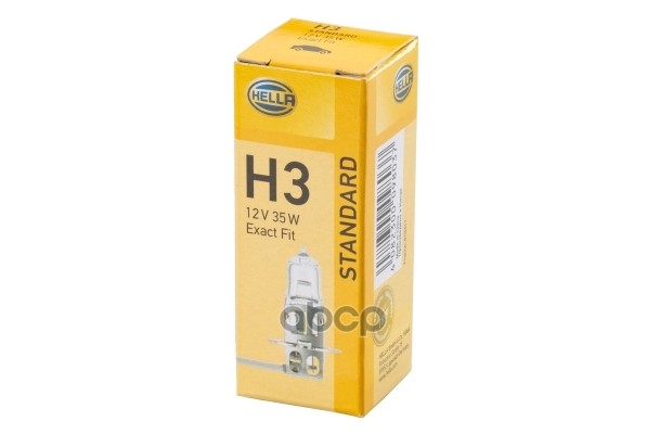 Лампа 12V H3 35W HELLA 1 шт. картон 8GH 002 090-271 HELLA арт. 8GH 002 090-271