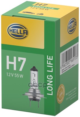 Лампа Накаливания  H7 12V 55W Bl (Блистер 2Шт) 8Gh007157-186 HELLA арт. 8GH007157-186