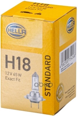 Лампа 12V H18 65W PY26D-1 HELLA Standard 1 шт. картон 8GH217337-101 HELLA арт. 8GH217337-101