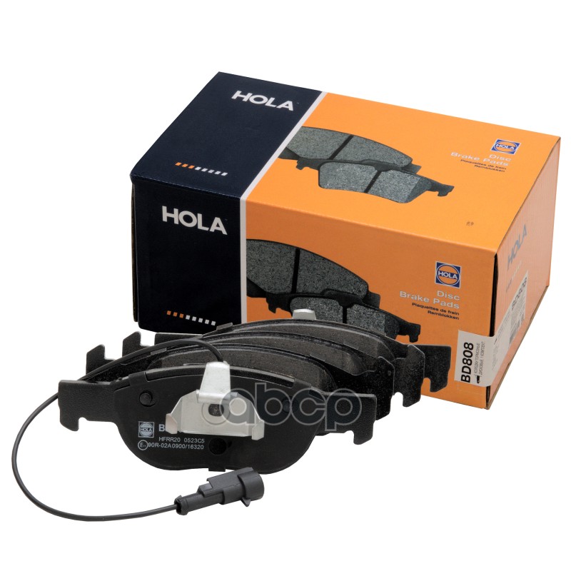 Тормозные колодки дисковые HOLA арт. bd808