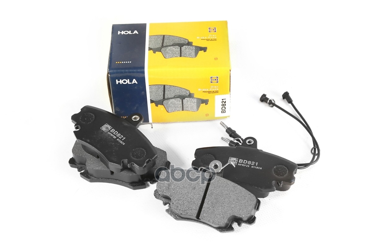 Тормозные колодки дисковые (передние) LADA Largus  RENAULT Logan  Sandero/Stepway  19/21/25  Clio I/ HOLA арт. bd821