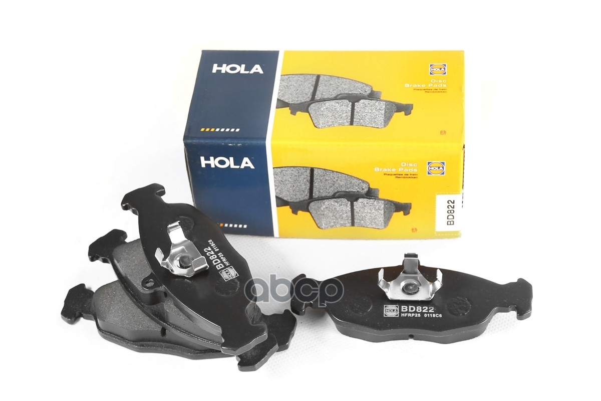 Колодки тормозные дисковые перед HOLA арт. BD822