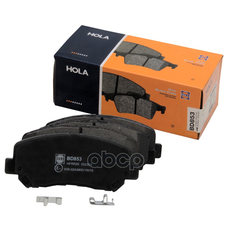 Тормозные колодки, дисковые, передние, MAZDA CX-5 I,II (KE,KF), (1 компл.) HOLA арт. BD853