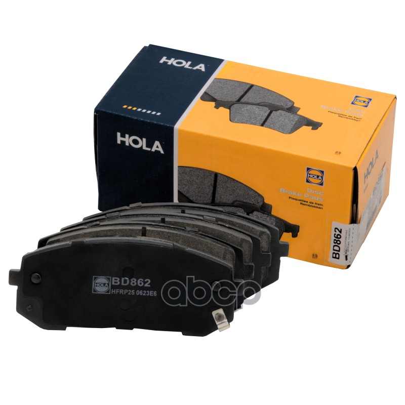 Тормозные колодки, дисковые, передние, KIA K5, HYUNDAI Sonata VIII, Elantra VII, (1 компл.) HOLA арт. BD862